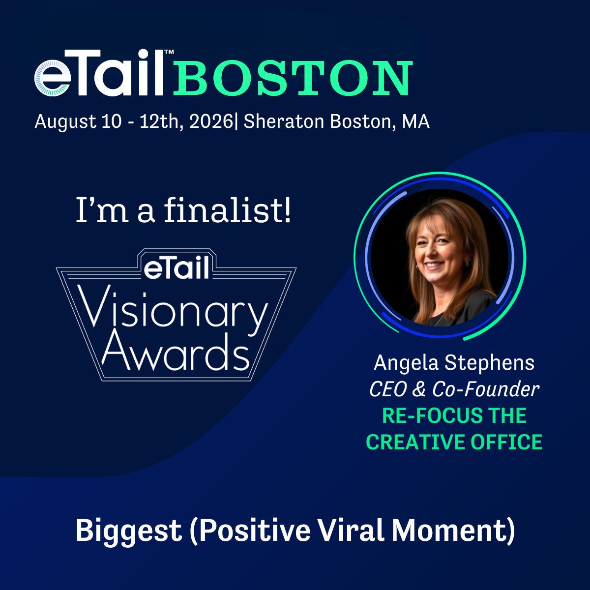 Celebrating a Big Moment: Angela Stephens Named eTail Boston Finalist