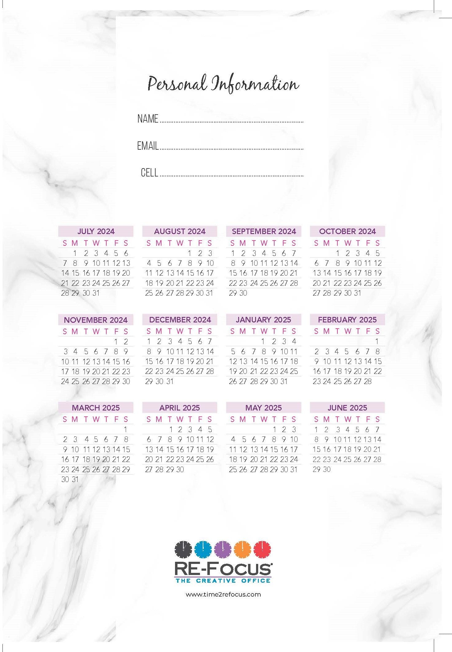 24-25 ACADEMIC CALENDARS NOW AVAILABLE! Academic Calendar, Monthly and Weekly Views with Time Slots, To-Do List