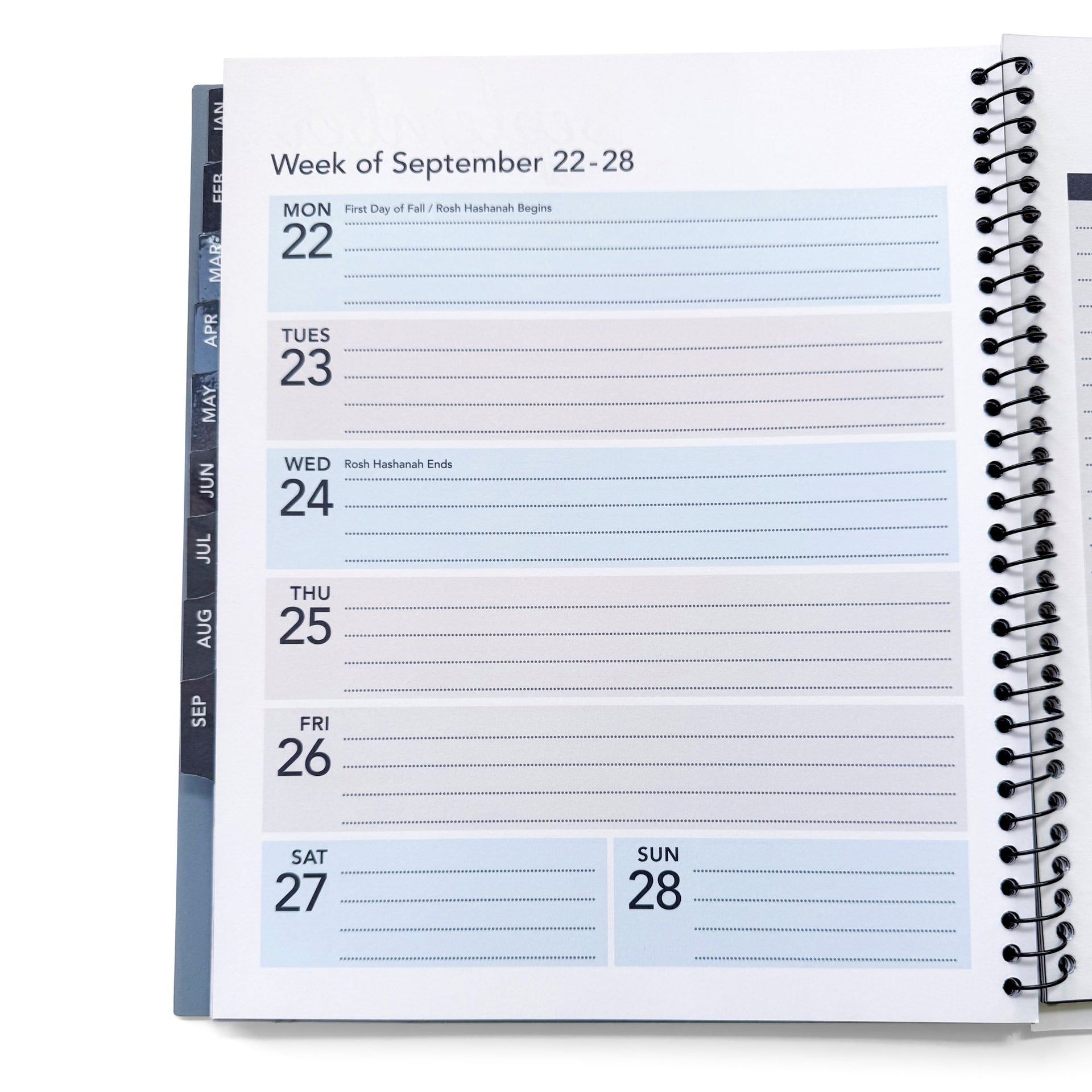 2025 ANNUAL CALENDAR BUNDLE! 3 PACK, One each of Black, White, and Purple