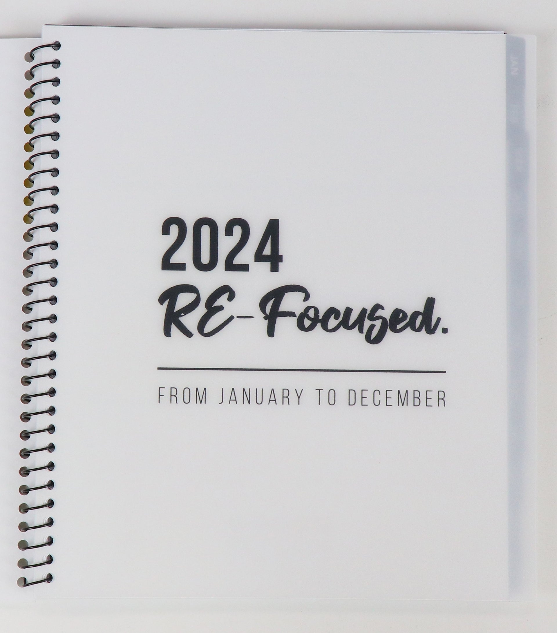 RE-FOCUS THE CREATIVE OFFICE, 2024 Calendar, Monthly and Weekly Views with To-Do List