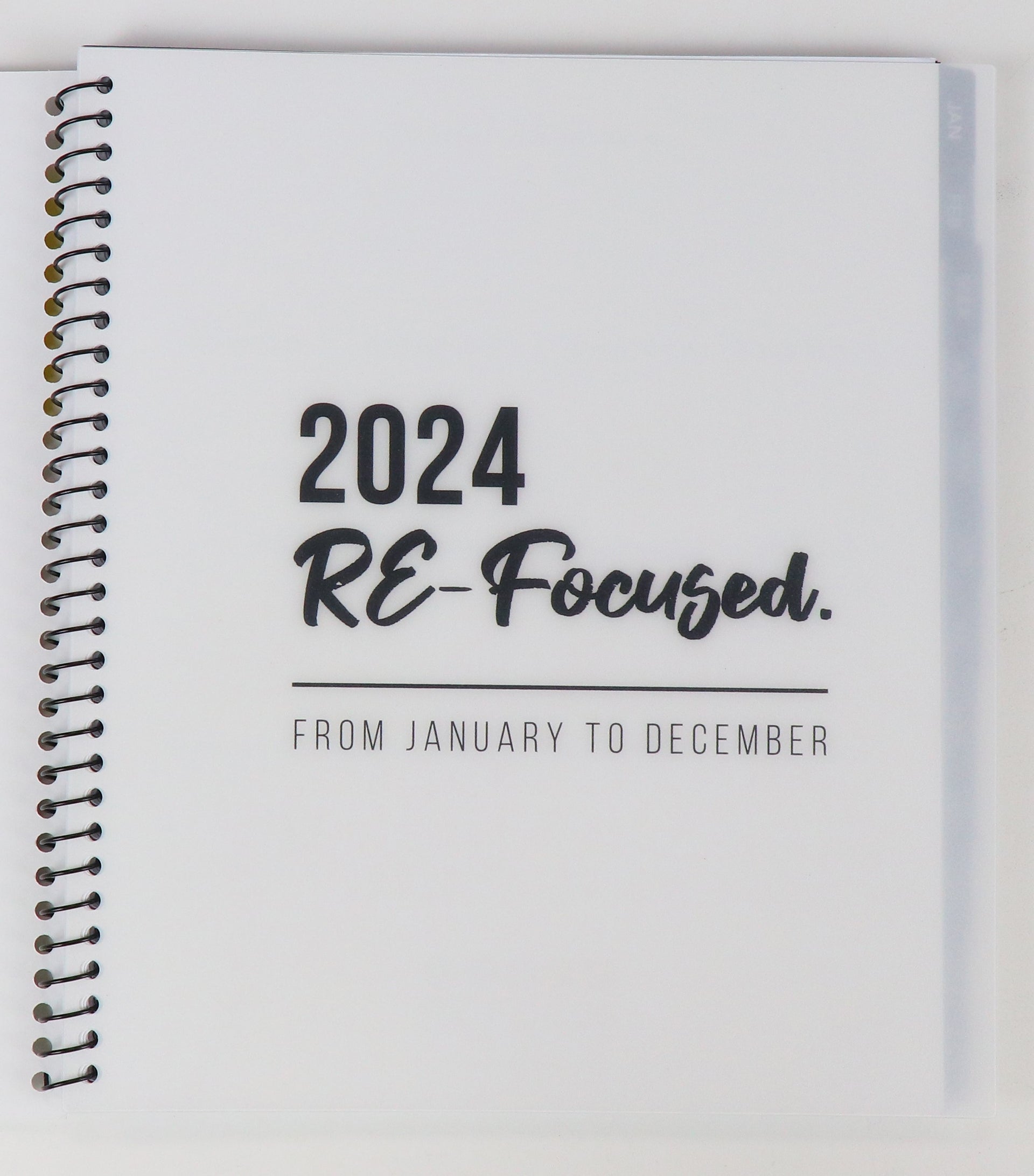 NOW 50% Off! RE-FOCUS THE CREATIVE OFFICE, 2024 Calendar, Monthly and Weekly Views with To-Do List