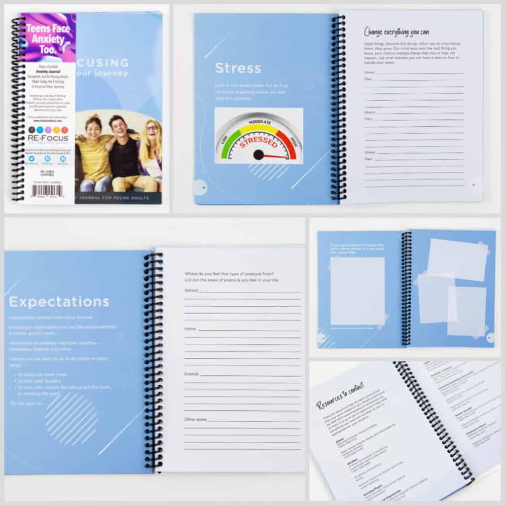 Mid-Year School Special - 2025-2026 July through June Academic Calendar and Guided Anxiety Journal