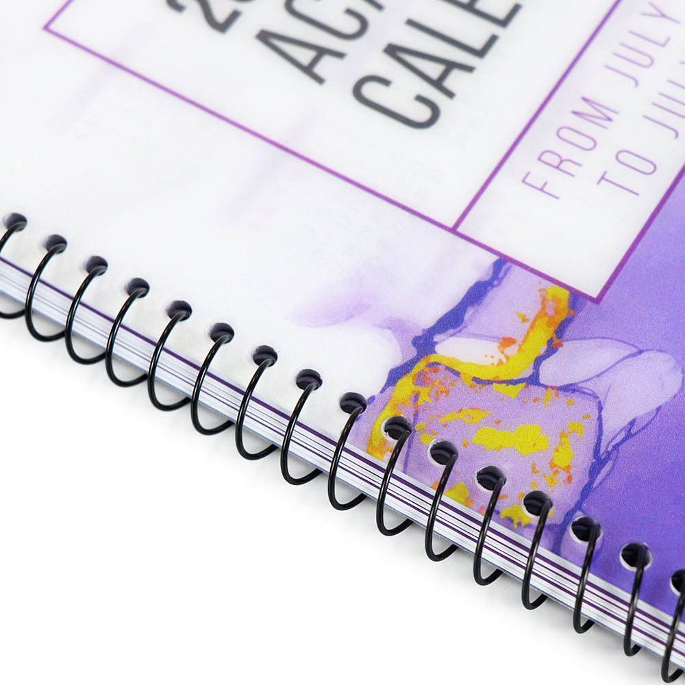 2025-2026 Academic Calendar w/todo lists & 7am-7pm time blocks- In Three Colors