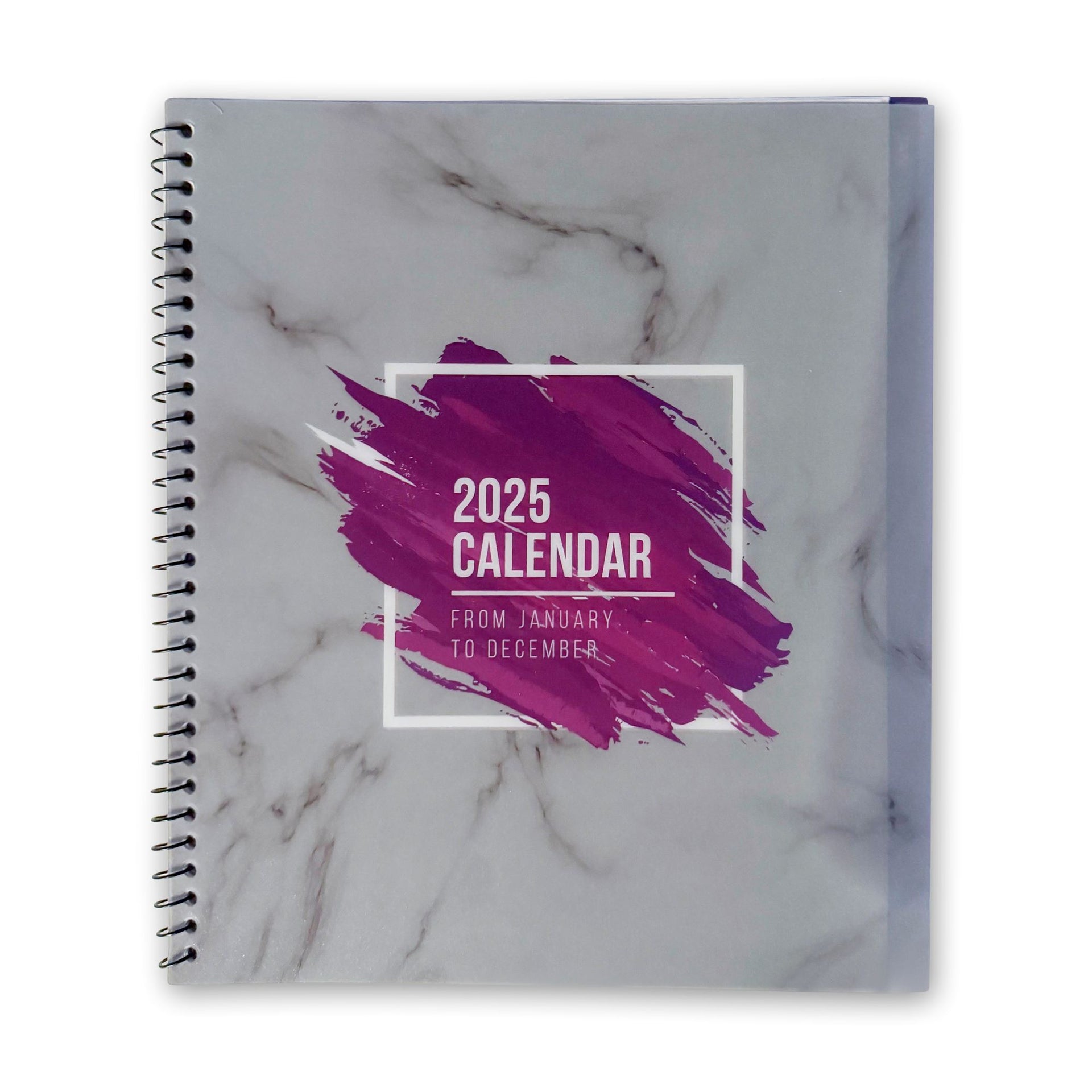 2025 ANNUAL CALENDAR BUNDLE! 3 PACK, One each of Black, White, and Purple