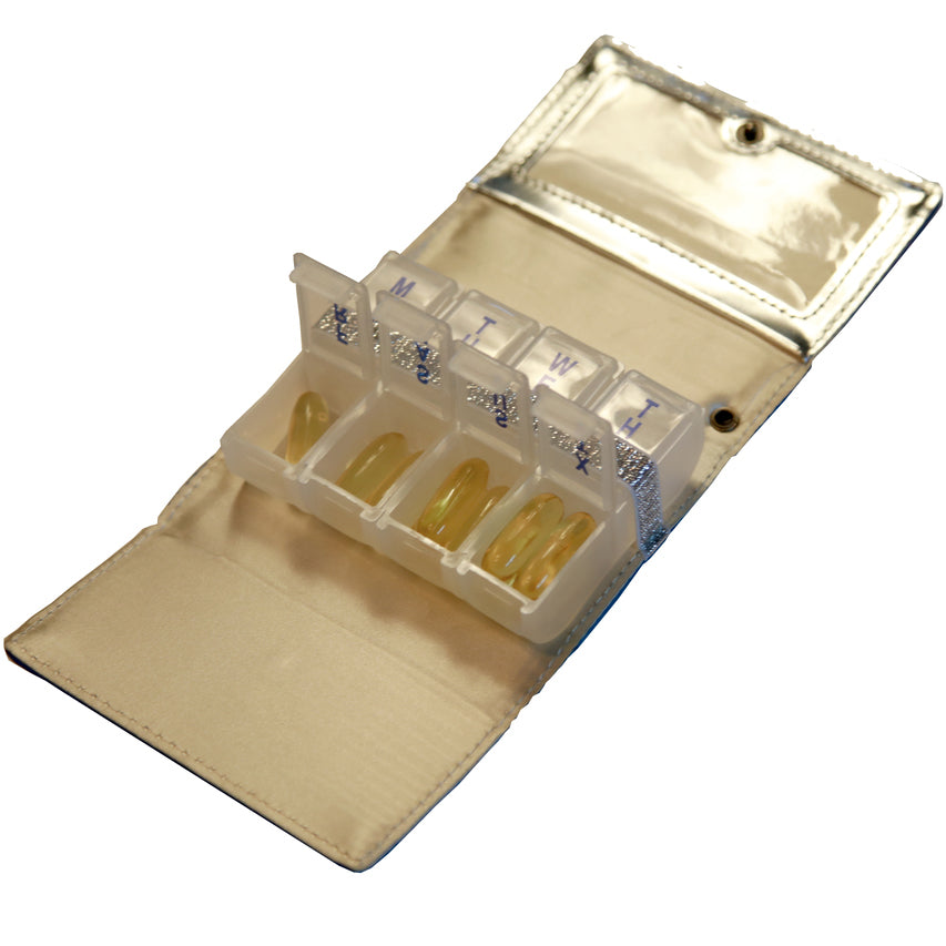 Foldable Medicine Case, Medicine Storage Case, Pills Container
