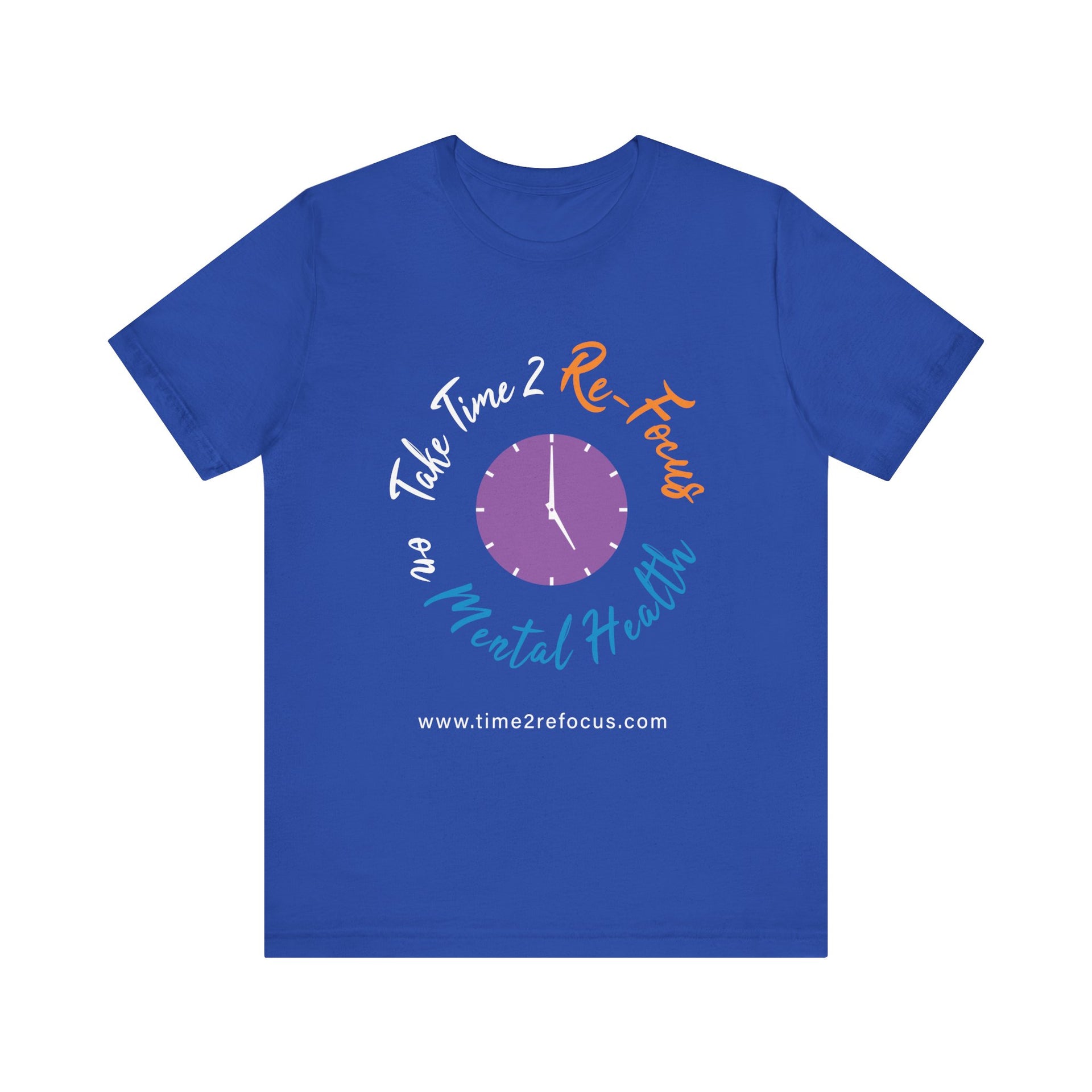 RE-FOCUS on Mental Health Clock T-Shirt