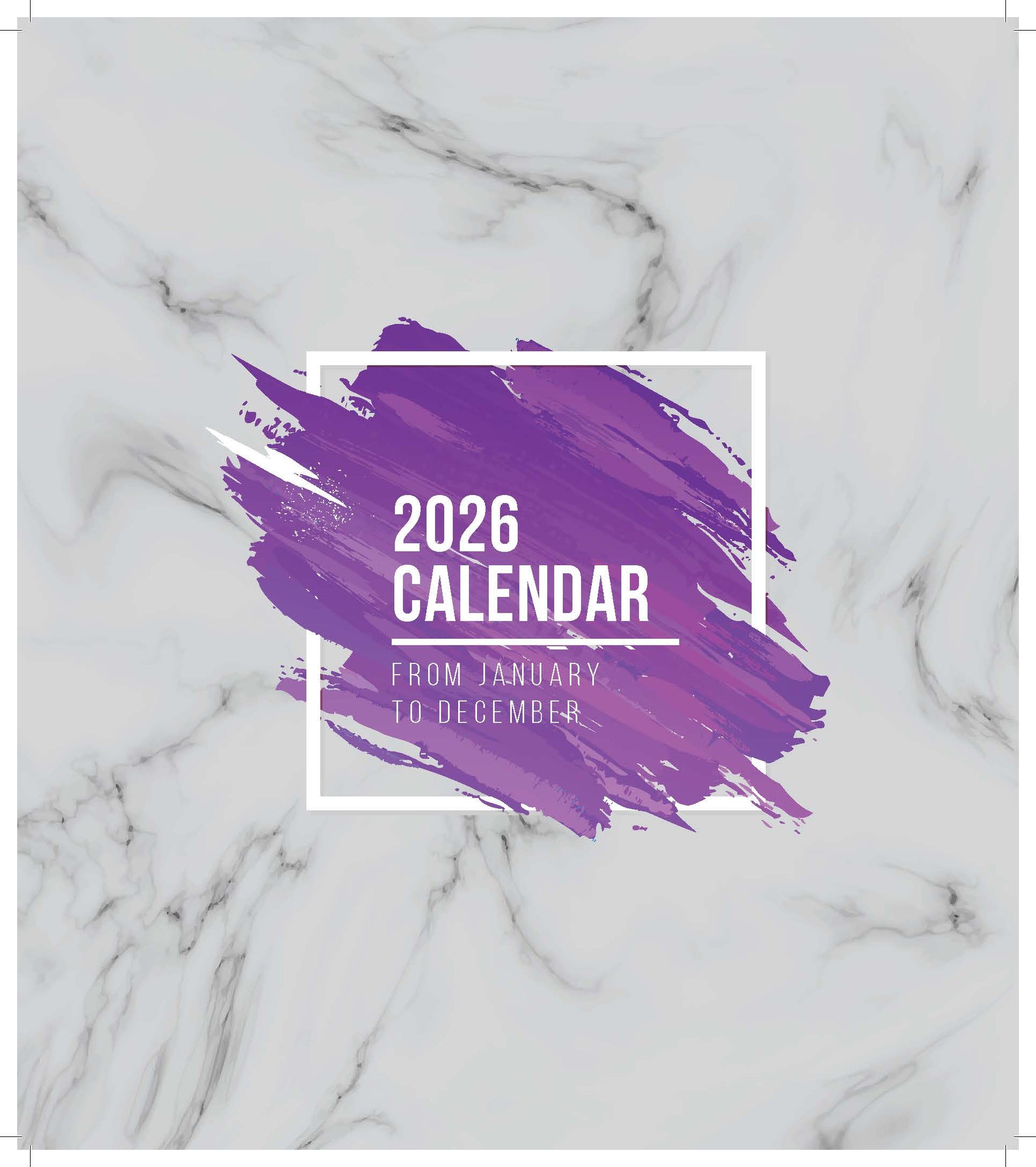 PRE ORDER Now! 2026 Annual Calendars – Stay Organized and Boost Productivity