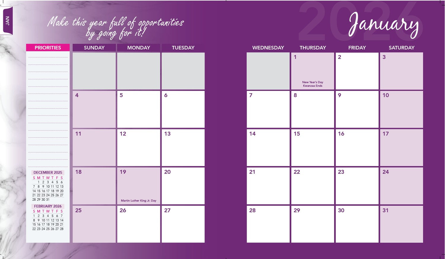 PRE ORDER Now! 2026 Annual Calendars – Stay Organized and Boost Productivity