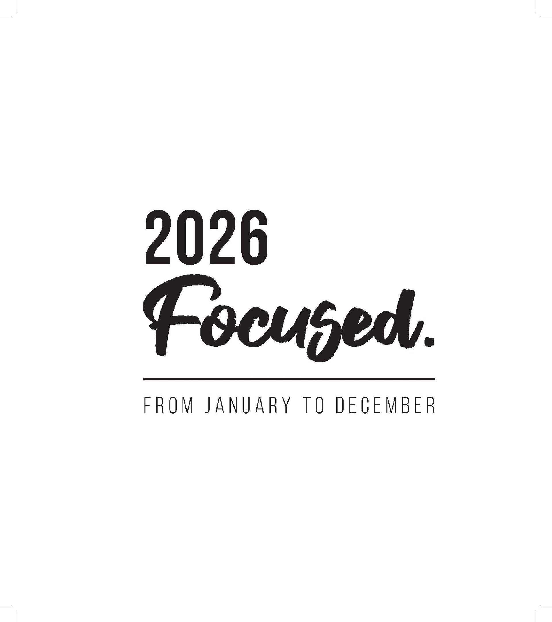 PRE ORDER Now! 2026 Annual Calendars – Stay Organized and Boost Productivity