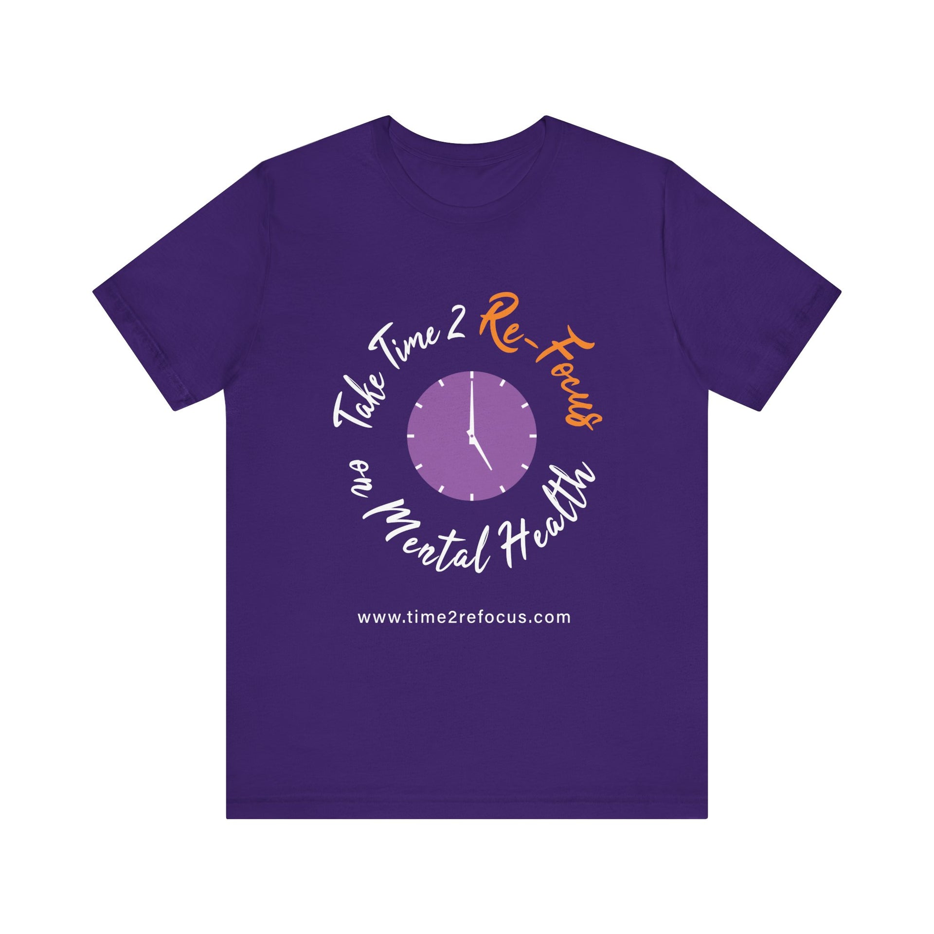 RE-FOCUS on Mental Health Clock T-Shirt