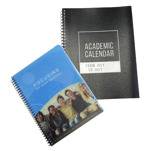 Mid-Year School Special - 2025-2026 July through June Academic Calendar and Guided Anxiety Journal