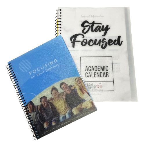 Mid-Year School Special - 2025-2026 July through June Academic Calendar and Guided Anxiety Journal