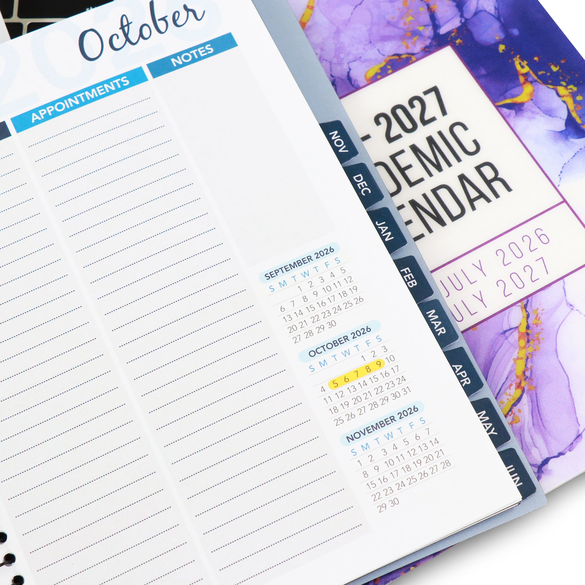 PRE-ORDER! 2026-2027 July to July Academic Calendar
