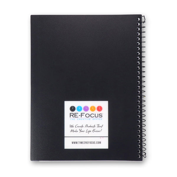 2025-2026 Academic Calendar w/todo lists & 7am-7pm time blocks- In Three Colors