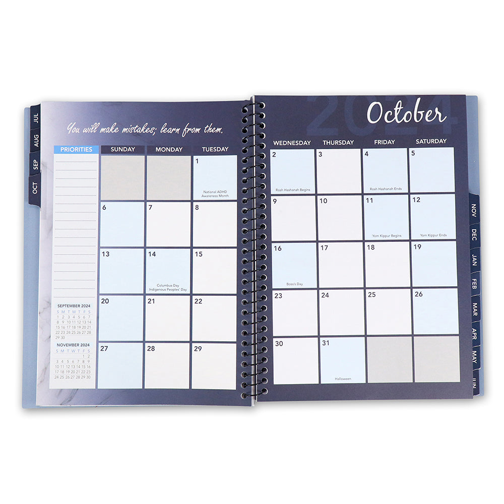 PRE-ORDER!  Academic Calendar Bundle, 3 Pack, One each of Black, White & Purple