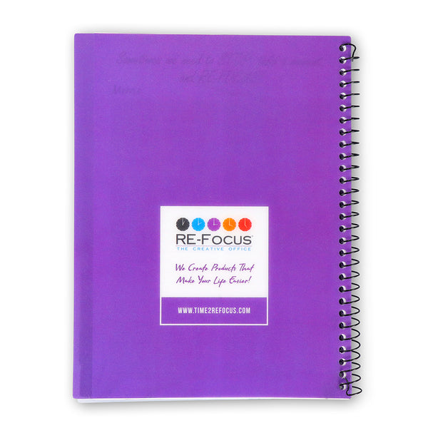 2025-2026 Academic Calendar w/todo lists & 7am-7pm time blocks- In Three Colors