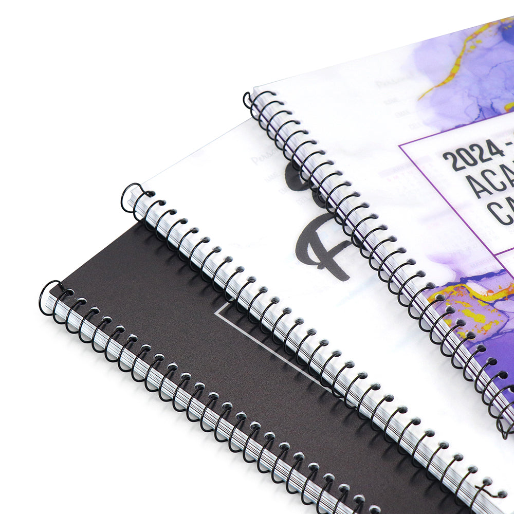 RE-FOCUS THE CREATIVE OFFICE, Academic Calendar Bundle, 3 Pack, One each of Black, White & Purple