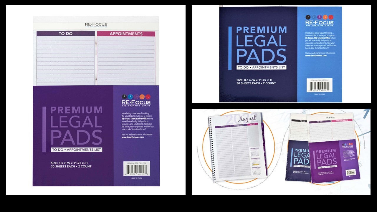 2026 Annual Calendar + To-Do List Combo | RE-FOCUS Planner To Do Duo