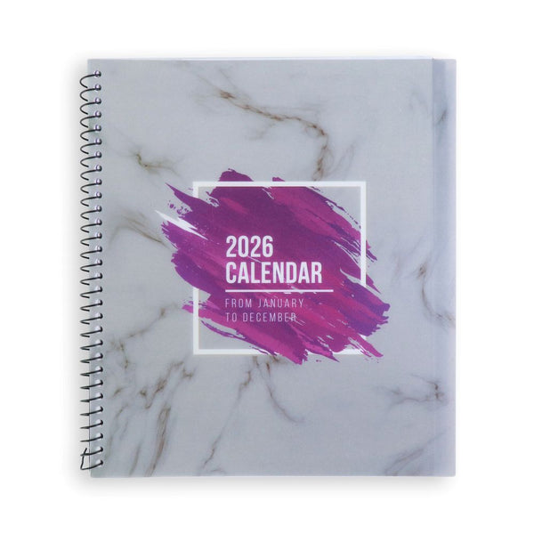 PRE-ORDER Now! 2026 ANNUAL CALENDAR BUNDLE!  3 PACK, One each of Black, White, and Purple