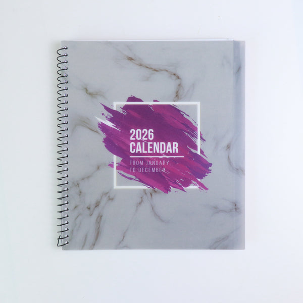 PRE-ORDER Now! 2026 ANNUAL CALENDAR BUNDLE!  3 PACK, One each of Black, White, and Purple