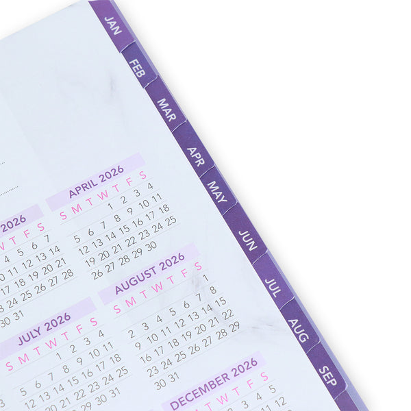 PRE-ORDER Now! 2026 ANNUAL CALENDAR BUNDLE!  3 PACK, One each of Black, White, and Purple