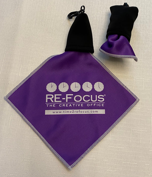 Microfiber Cleaning Cloth Key Chain