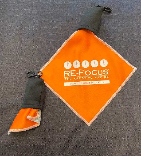 Microfiber Cleaning Cloth Key Chain