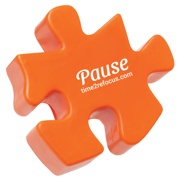 NEW! Foam Fidget Puzzle Piece Stimmers with Storage Jar