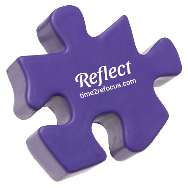 NEW! Foam Fidget Puzzle Piece Stimmers with Storage Jar